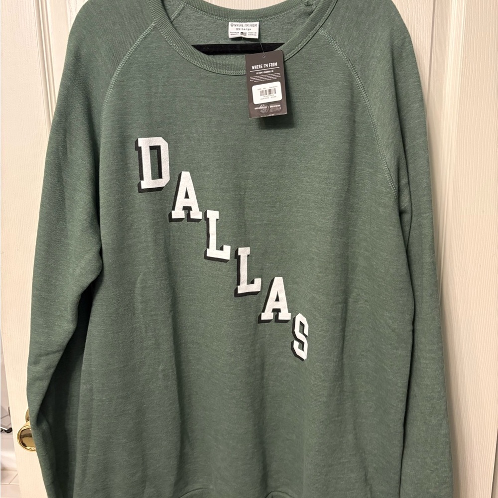 NWT Where I’m From Dallas Green Sweatshirt 
XXL $65 (Stars NHL)